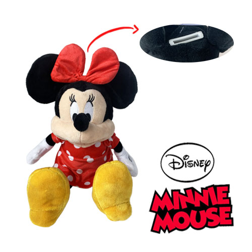 (Mis 5) DISNEY – Minnie –  Peluche con Salvadanaio Interno 30cm…x12